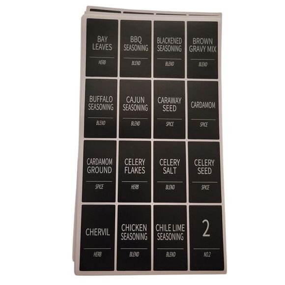 Spice and Baking Label Set - Picture 2 of 12